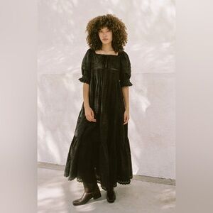 The Shaina Dress in Onyx